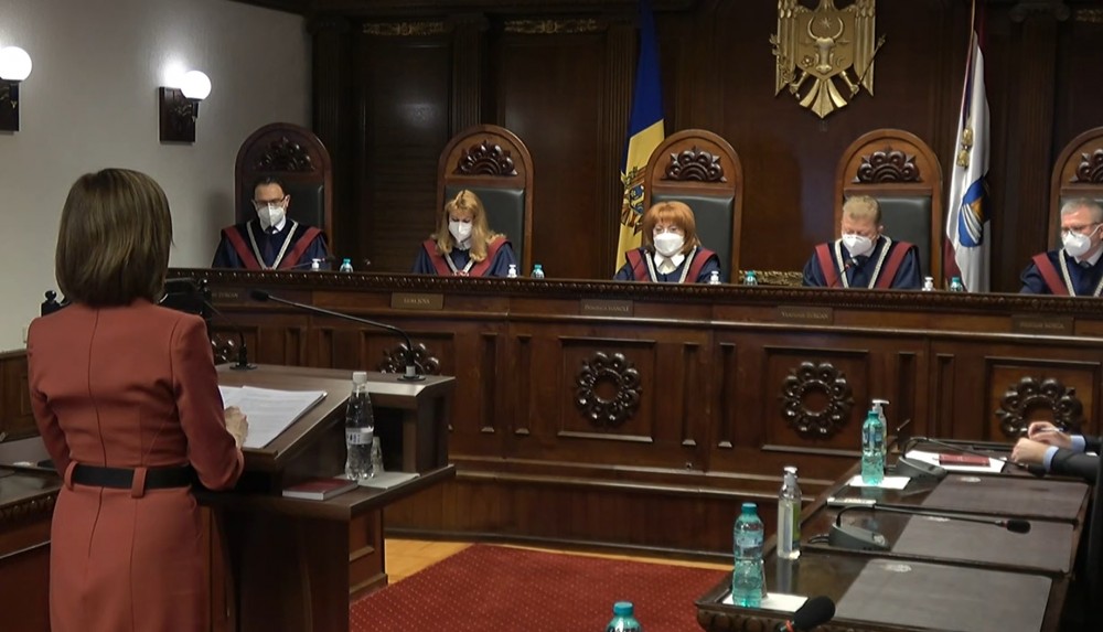 Maia Sandu participă personal la ședința CC pentru a justifica dizolvarea Parlamentului